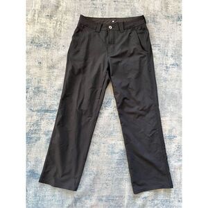 Lululemon Black White Micro Pinstripe Work to Play Pant II Men's 34 x 31